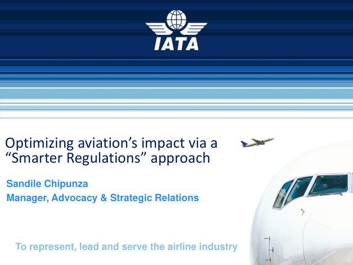 optimizing aviation s impact via a