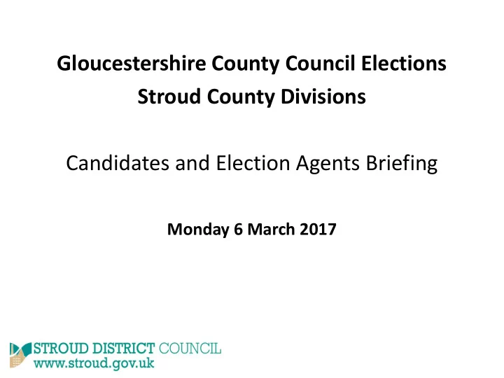 monday 6 march 2017 elections team david hagg deputy