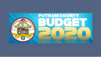 Putnam County Legislature  Agenda  Call To Order  Pledge of Allegiance  Legislative