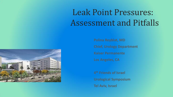 leak point pressures