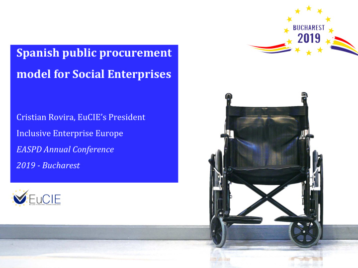 spanish public procurement model for social enterprises