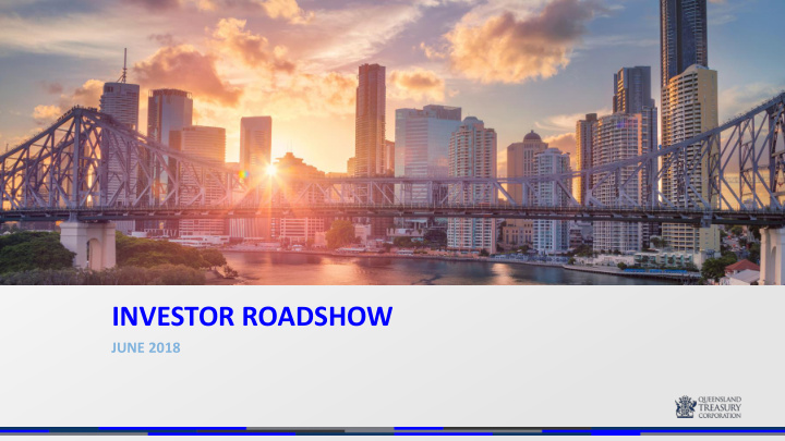 investor roadshow