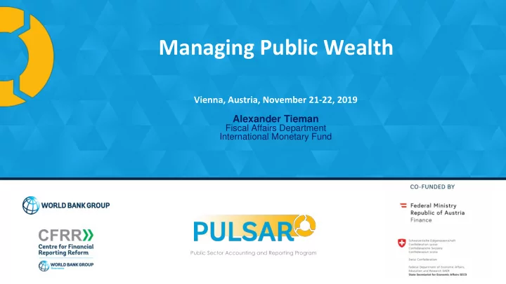 managing public wealth