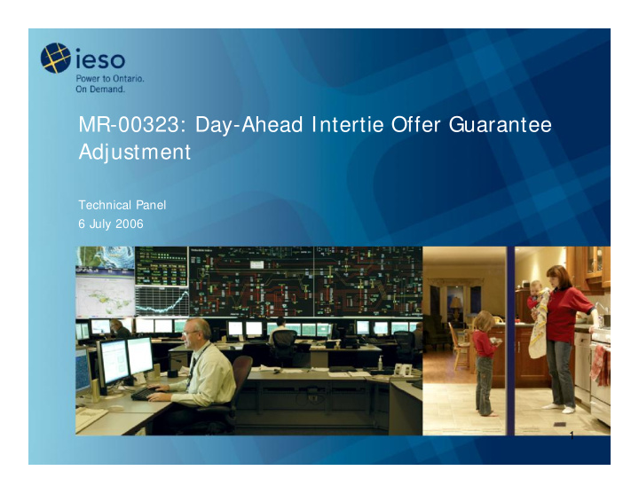 mr 00323 day ahead intertie offer guarantee adjustment