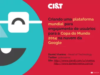 Criando uma plataforma  mundial para  engajamento de usurios  para a Copa do Mundo  2014 na nuvem