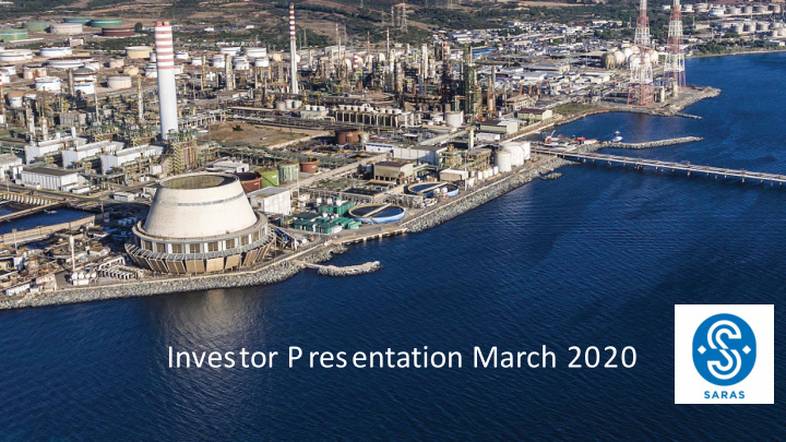 investor presentation march 2020 important notice