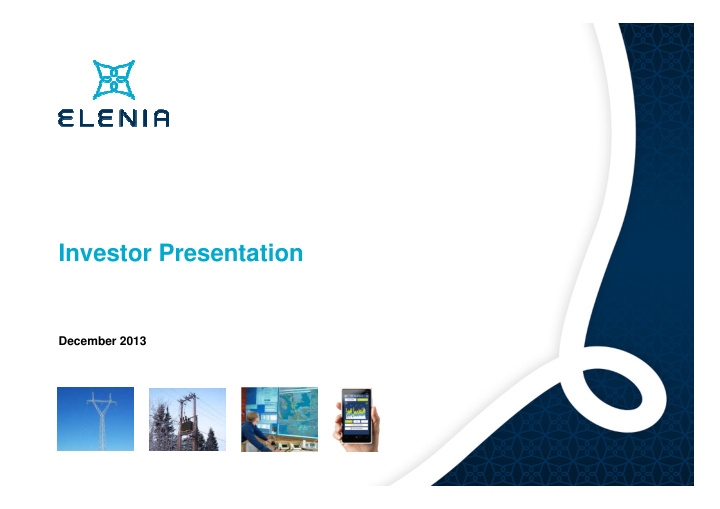 investor presentation