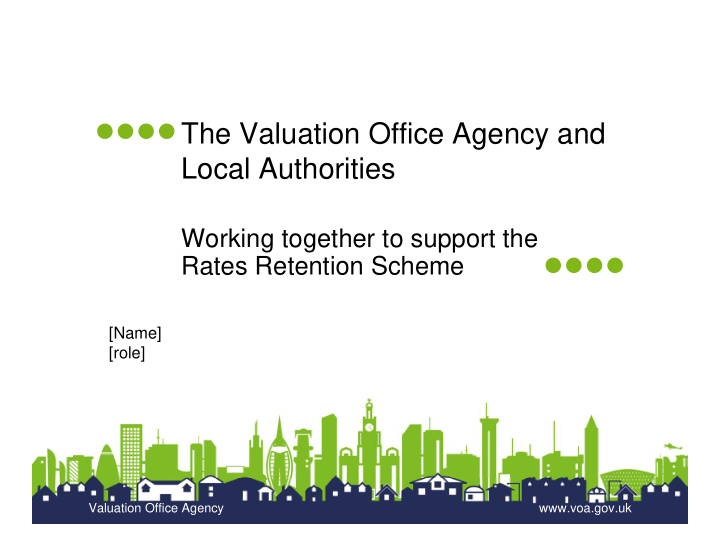 the valuation office agency and local authorities