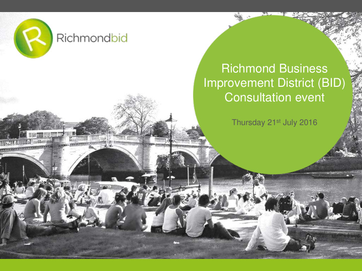 richmond business improvement district bid consultation
