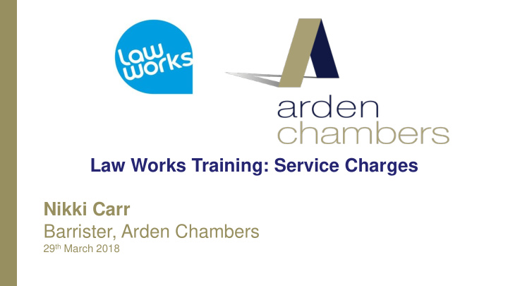 law works training service charges