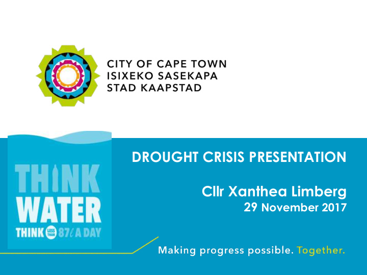 drought crisis presentation
