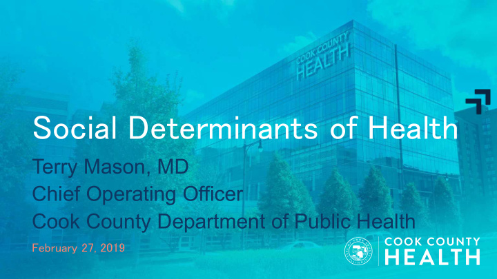 social determinants of health