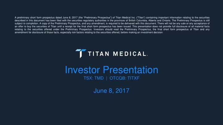 investor presentation