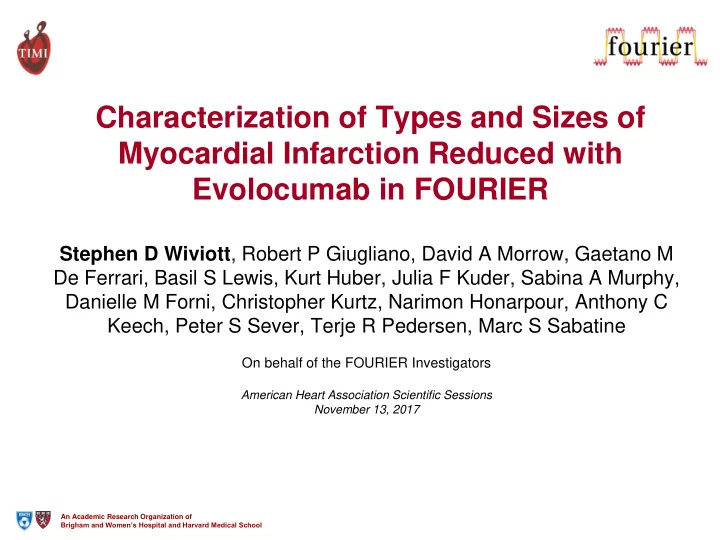 characterization of types and sizes of myocardial