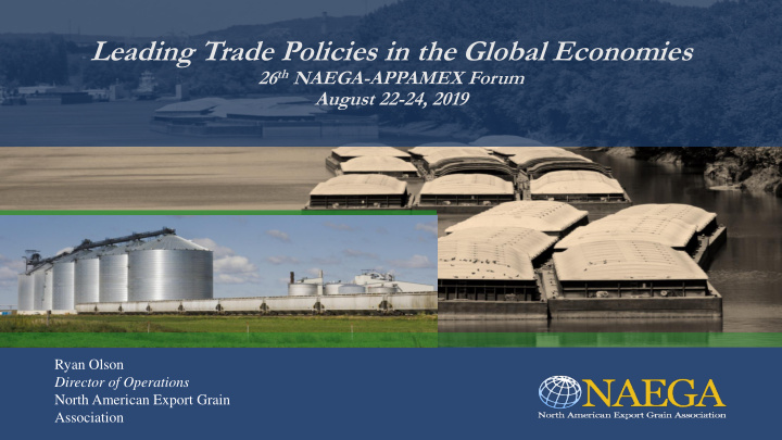 leading trade policies in the global economies