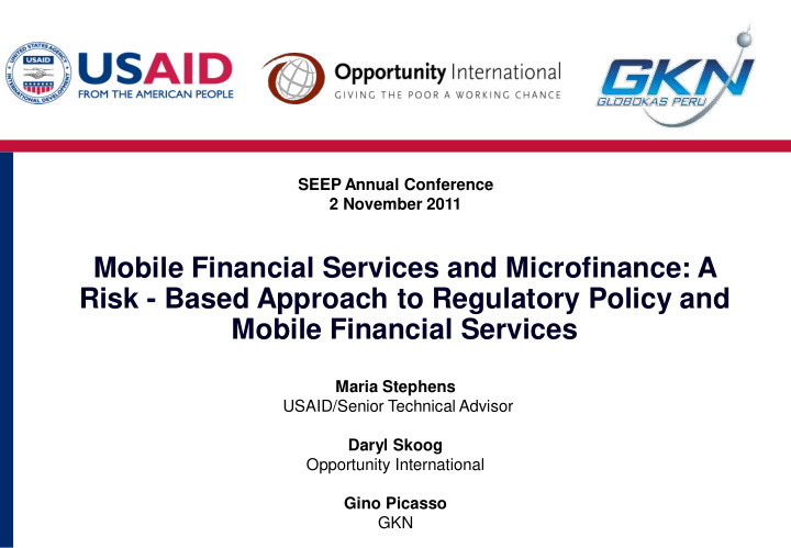 mobile financial services and microfinance a risk based