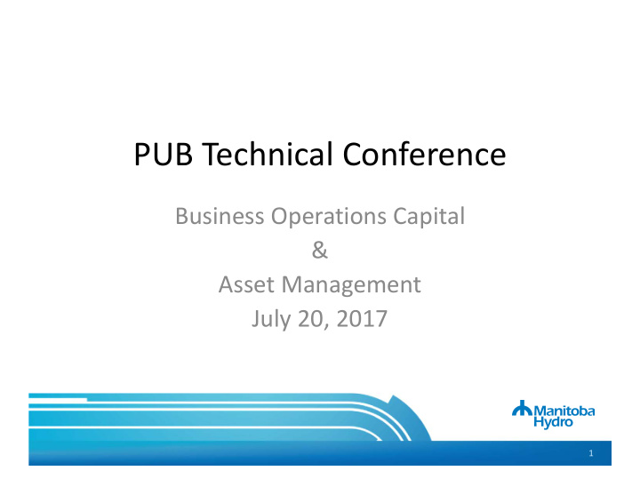 pub technical conference