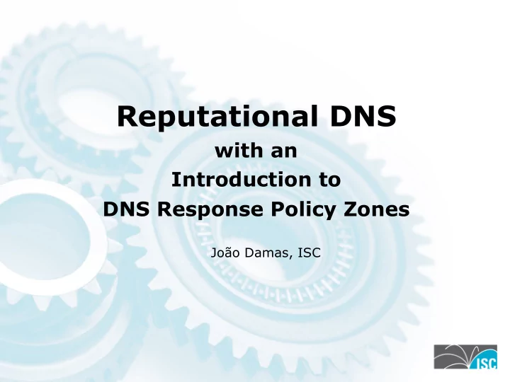 reputational dns