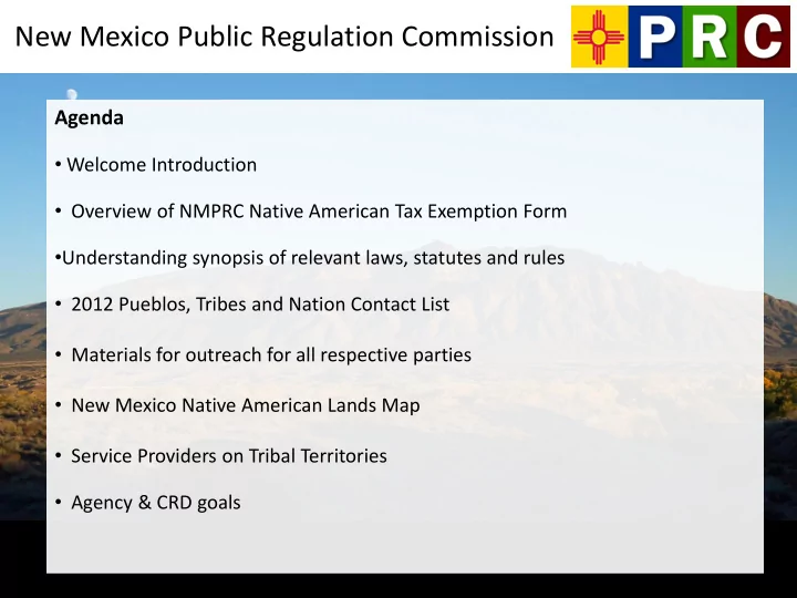 new mexico public regulation commission