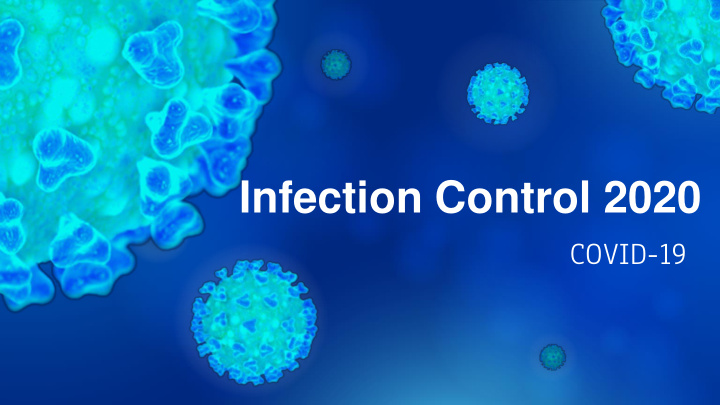 infection control 2020