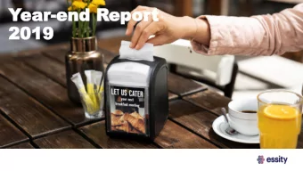 Year  ear-end  end Repor  eport  2019  2019  This presentation may contain forward-looking