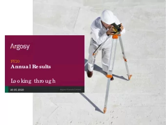 L  o o king  thro ug h  20.05.2020  Age nda  PRE  SE  NT  E  D BY  Co vid-19 Upda te  4  Hig hlig