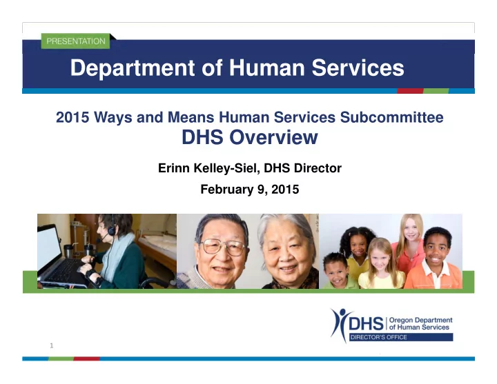 department of human services