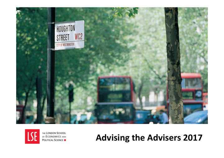 advising the advisers 2017 advising the advisers 2014