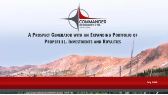 CORPORATE DISCLOSURE  Disclaimer  The information contained herein, while obtained from sources