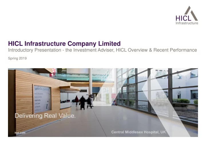 hicl infrastructure company limited
