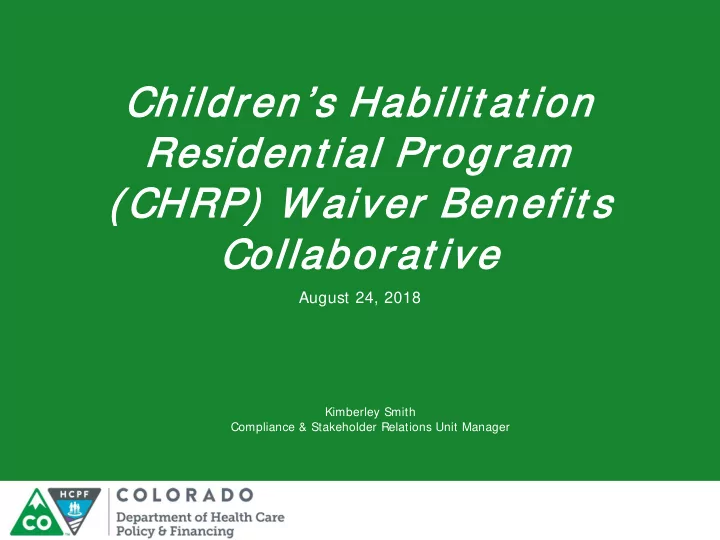 childre ren s hab abilit at ion resident ial al prog