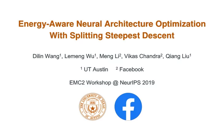 with splitting steepest descent splitting yields adaptive