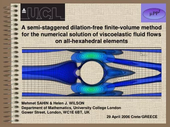A semi-staggered dilation-free finite-volume method  for the numerical solution of viscoelastic