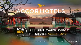 R OUNDTABLE A UGUST 2016  Acting Here - Planet 21  76 ACTIONS  16 mandatory standards for a