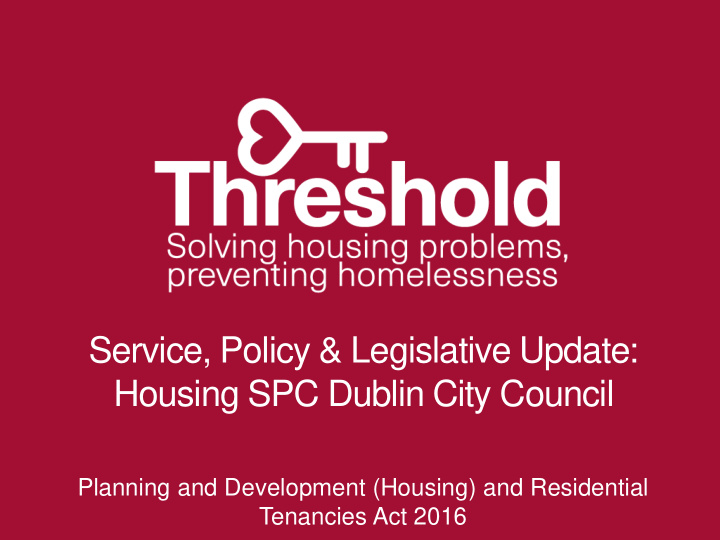 housing spc dublin city council