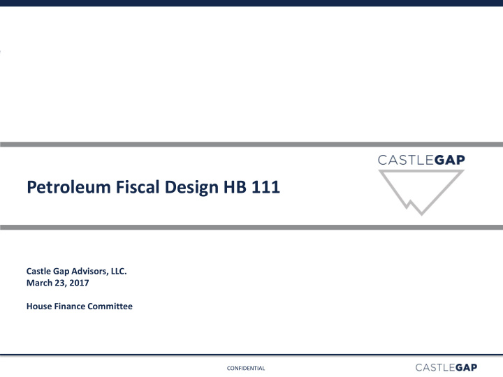 petroleum fiscal design hb 111