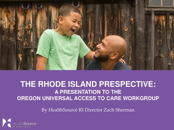the rhode island prespective