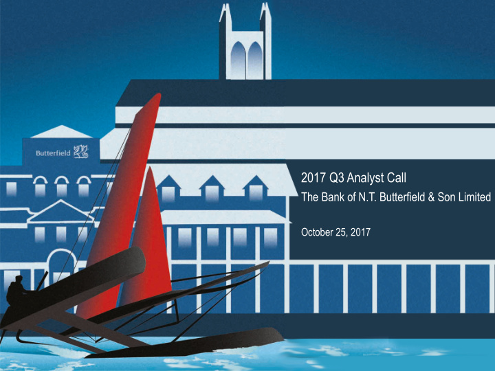 2017 q3 analyst call