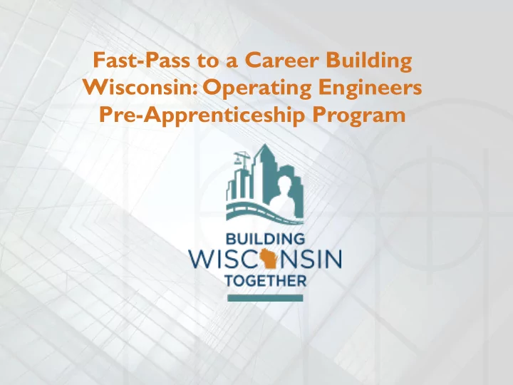wisconsin operating engineers