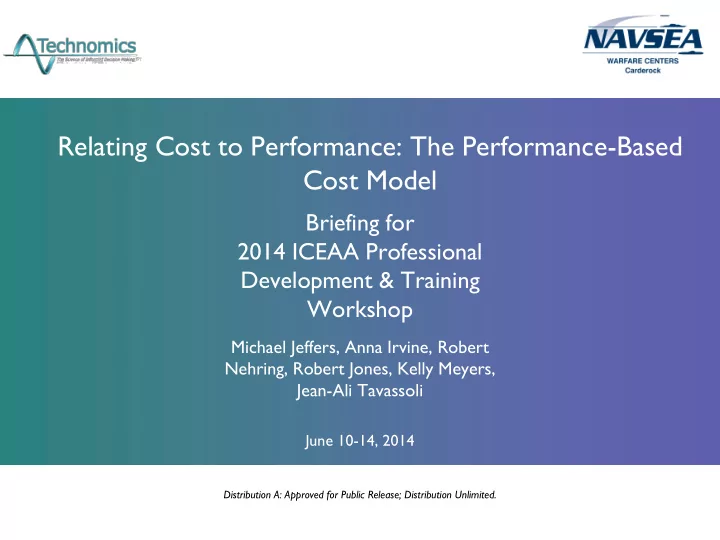 cost model