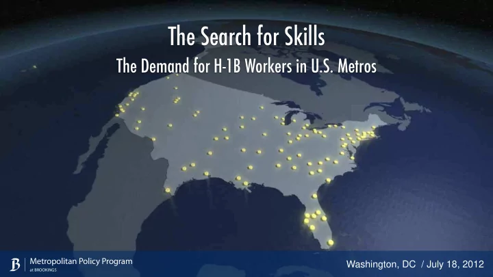 the search for skills