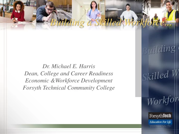 building a skilled workforce