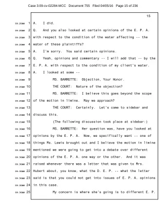 Case 3:09-cv-02284-MCC   Document 755   Filed 04/05/16   Page 15 of 236  15  1  A.  I did.  09:20AM