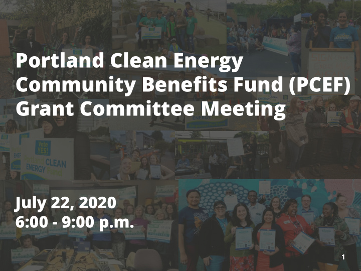 portland clean energy community benefits fund pcef grant