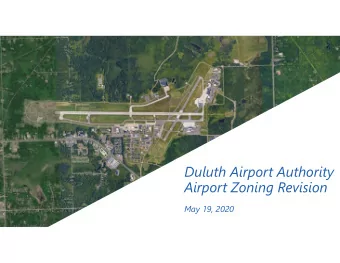 Duluth Airport Authority  Airport Zoning Revision  May 19, 2020  Minnesota Land Use Safety Zones