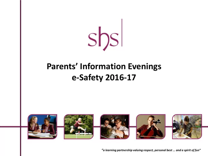 e safety 2016 17