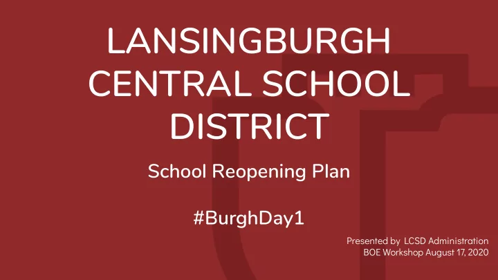lansingburgh central school district