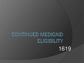 1619  The Start of 1619  Congress first passed the SSI income support program in the early