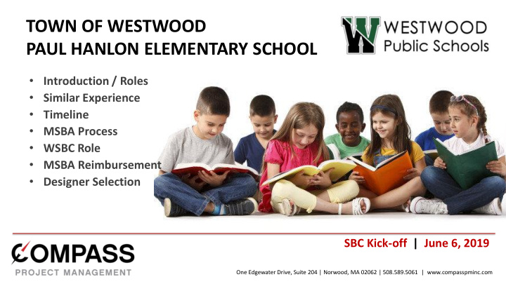 town of westwood paul hanlon elementary school
