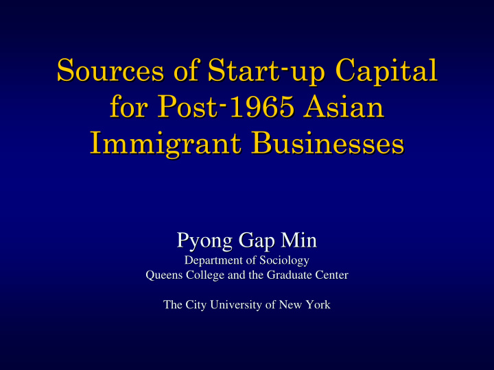 sources of start sources of start up capital up capital